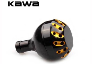 Kawa-Fishing-Reel-Handle-Knob-For-Daiwa-and-Shimano-Spinning-Reel-Alloy-Material-black-gold